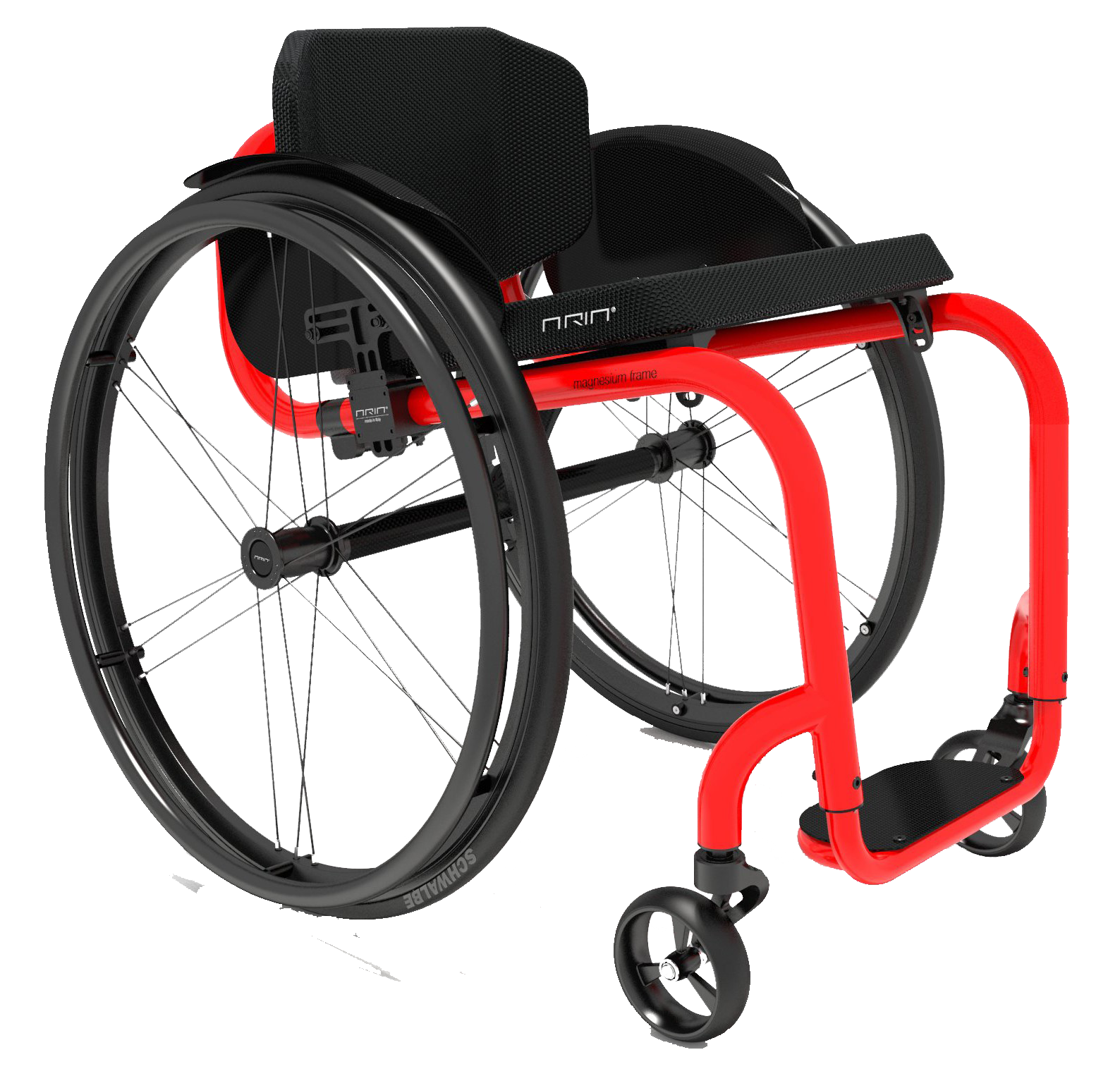 The Aria 1.0 is a 100% manually assembled product. Its fold-able backrest and rigid magnesium alloy frame, make it ideal for active users