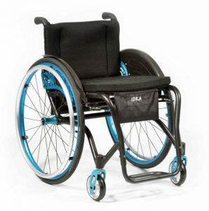 The Offcarr Idra 2.0 is a fun lightweight wheelchair was designed to be sleek and robust. The Idra 2.0 is robust yet lightweight in design and has an extensive range of accessories