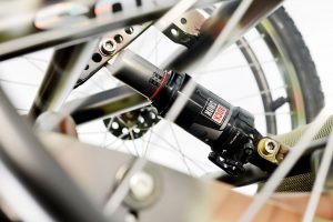 The fixed titanium frame provides favourable strength to mass ratio and new shock absorber adds to the wheelchairs overall performance