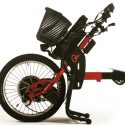 Add the Batec basket to the front of your Batec handbike or electric attachment, for easily accessible additional storage, ideal for your trips around town, or adventurous days out