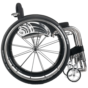 Offcarr EOS is an elegant, sleek and ultra-lightweight titanium wheelchair from the worldwide renowned Italian company, Offcarr.