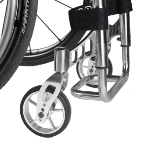 Offcarr EOS is an elegant, sleek and ultra-lightweight titanium wheelchair from the worldwide renowned Italian company, Offcarr.