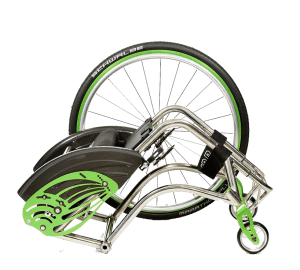 Offcarr Quasar is lightweight, flexible and agile. The Quasar’s titanium frame weighs just 4kgs, it’s one of the lightest wheelchairs in its range