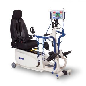 RT200 is a seated motorised FES elliptical, suitable for a wide range of patients. Its the only hybrid FES system that works arms and legs simultaneously. RT200 can be prescribed for home use to maintain continuity of care for patients who require long term therapy.